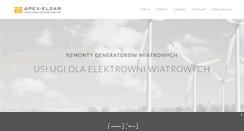 Desktop Screenshot of apex-elzar.com.pl